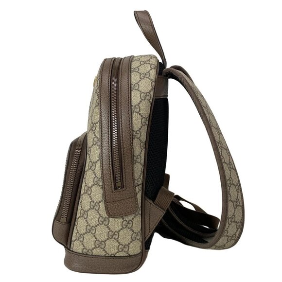 GUCCI Ophidia Beige Green Red PVC Cotton - Backpack 996-041925 - Picture 3 of 14